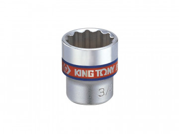 Головка торцевая стандартная двенадцатигранная 3/8&quot, 7/16&quot, дюймовая KING TONY 333014S