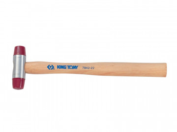 Киянка 60 мм, 875 г, полиуретановые сменные насадки KING TONY 7842-60