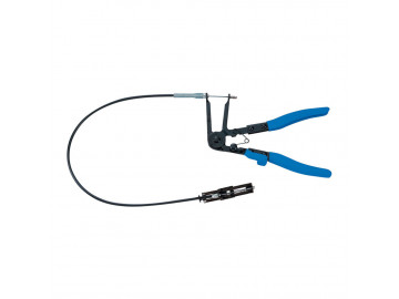 Щипцы для пружинных хомутов 12-53 мм, гибкий привод 630 мм KING TONY 9AA31