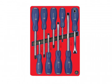 Набор отвёрток силовых, ложемент, 9 предметов МАСТАК 5-4009D