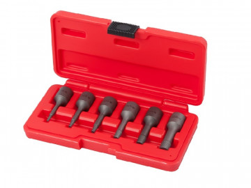 Набор экстракторов, под вороток 3/8&quot, 2, 3, 4, 6, 8, 10 мм, кейс, 6 предметов МАСТАК 109-10006