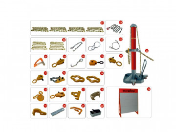 Стапель для кузовного ремонта напольный 50-470x750-700x310-260см Atis M11