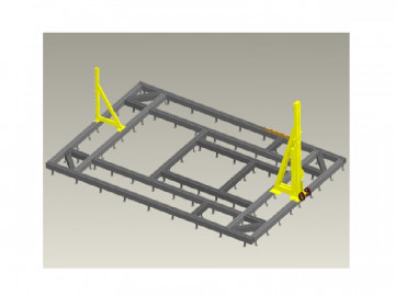 Стапель для кузовного ремонта напольный 4500x7000мм Atis G 7