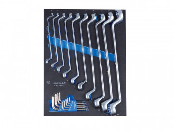 Набор накидных ключей и TORX L-образных, ложемент, 19 предметов KING TONY 9-90119MRV