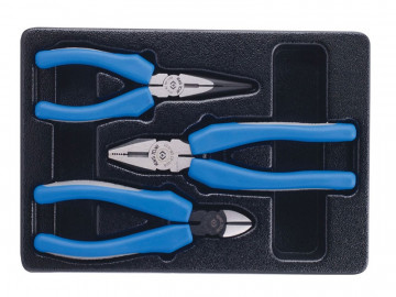 Набор плоскогубцев и бокорезов, ложемент, 3 предмета KING TONY 9-40103GP