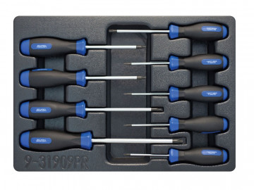 Набор отверток TORX, ложемент, 9 предметов KING TONY 9-31909PR