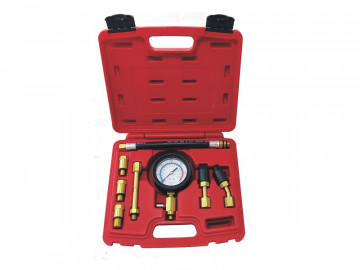Компрессометр бензиновый, 0-21 атм, кейс, 8 предметов МАСТАК 120-10821C