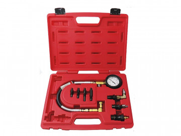 Компрессометр дизельный, 0-70 атм, кейс, комплект адаптеров МАСТАК 120-11009C