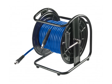 Шланг на открытой катушке, полиуретановый 10х15 мм, 20 м, резьба 1/4&quot МАСТАК 681-10020HR