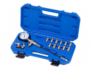 Манометр для измерения давления в тормозных системах, 14 предметов МАСТАК 120-50024C