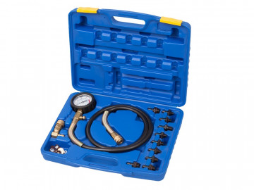 Манометр для измерения давления масла, 0-10 бар, комплект адаптеров МАСТАК 120-20010C