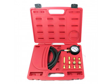 Манометр для измерения давления масла, 0-21 бар, комплект адаптеров МАСТАК 120-20012C