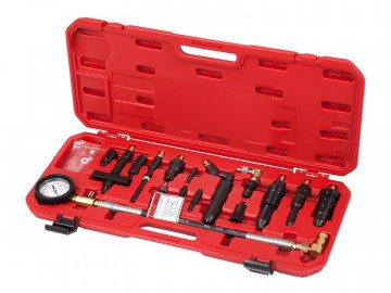 Компрессометр дизельный, 0-70 атм, комплект адаптеров МАСТАК 120-12070C