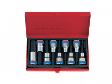 Набор торцевых насадок, 9 предметов KING TONY 4120PR