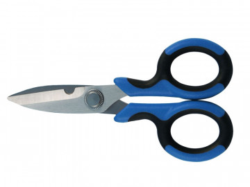 Ножницы электрика 145 мм, для работы с проводами KING TONY 6AB12-55