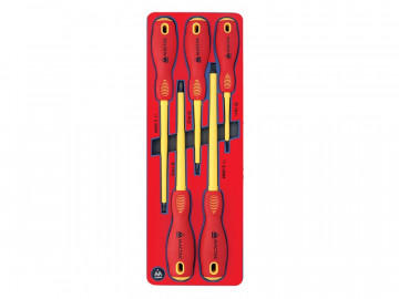 Набор диэлектрических отвёрток, ложемент, 5 предметов МАСТАК 5-4005E