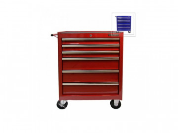 Тележка инструментальная 840x676x459мм СТАНКОИМПОРТ BTD-270061CS red