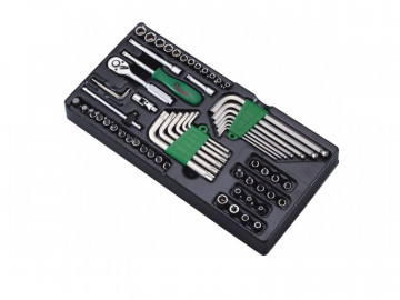 Ложемент насадки,головки,шестигранники, 62шт Hans TT-22