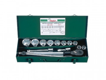 Набор инструментов на 3/4, 14 предметов Hans 6614M