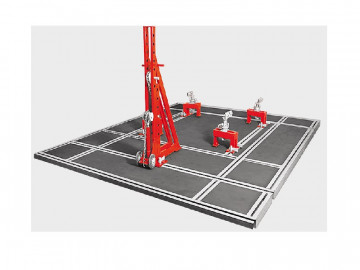 Стапель для кузовного ремонта напольный 4800x3900x1700мм SIVER H-110