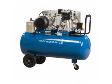 Компрессор поршневой (100л), 400л/мин ECO Nordberg NCE100/400-380