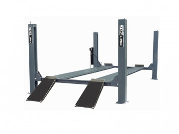 Электрогидравлический четырехстоечный подъемник г/п 6500 кг. слесарный KraftWell KRW6.5