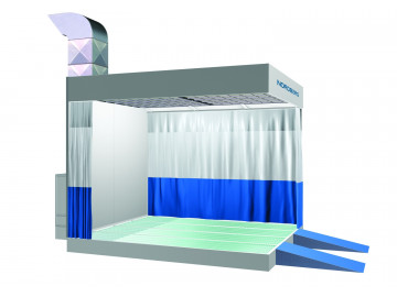 NORDBERG ПОСТ ПОДГОТОВКИ NB300B к окраске с колоннами