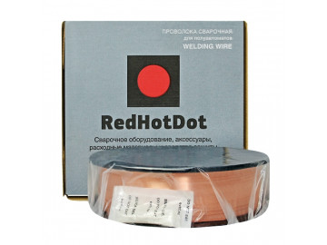Проволока сварочная омедненная SG2 для сварки сталей (0.8 мм, 5 кг) RedHotDot MR08205