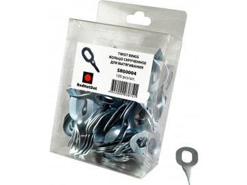 Кольцо скрученное для вытягивания (100 шт.) RedHotDot SR00004