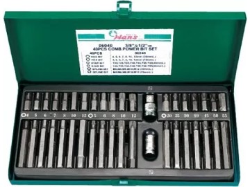Комплект бит в  кейсе 40 предметов Hans 06040