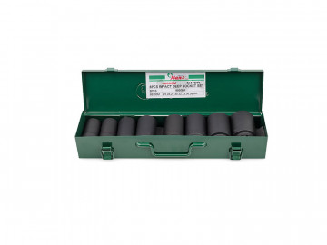 Комплект длинных удар. головок 3/4,22-38мм Hans 86608M