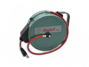 Шланг воздушный на самоскручивающейся катушке 8х12х20 м, Hans, 8606-8020