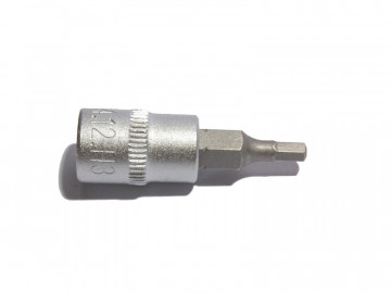 Короткая торцевая вставка с битой 1/4 H3 Станкоимпорт CS-14.12.H3