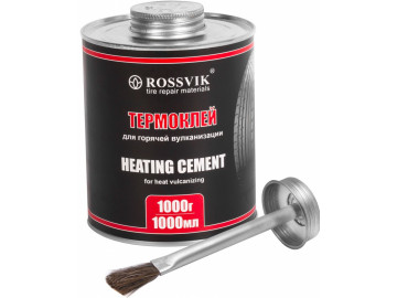 Термоклей, 1000мл/1000г (банка с кистью) РОССВИК TG.10.K.1