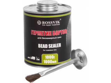 Герметик бортов шин, 1000мл/1000г (банка с кистью) РОССВИК GB.10.K.1