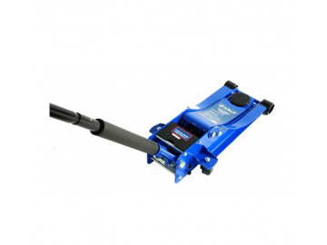 Домкрат подкатной  3т профессиональный низкий двухнасосный AE&T T31703