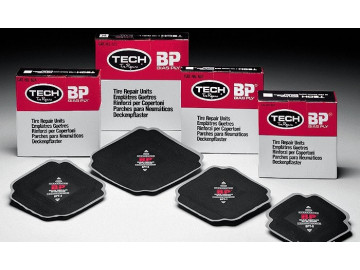 Заплатка BPT-1 c диагональным кордом 225 х 225 мм Tech 621BK