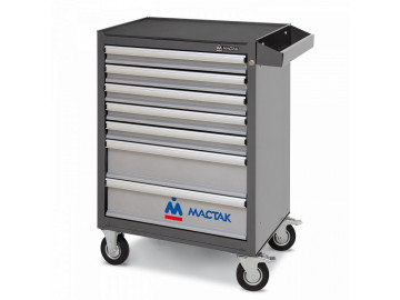 Тележка инструментальная серии ОПТИМА, 7 полок, серая МАСТАК 521-07581MG