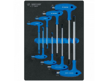 KING TONY Набор шестигранников L-тип, ложемент, 8 предметов 9-22108MRV