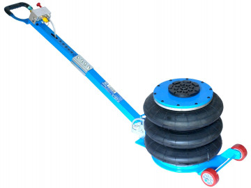 Домкрат пневматический 5т 3-секционный с ручкой (квадрат) Ae&t T08105A