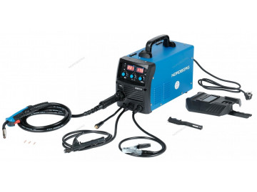 Сварочный аппарат инверторный MIG+MMA, 220V NORDBERG WMI161