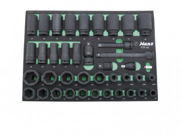 Ложемент 3/4 ударных головок и аксессуаров Hans TTF-41