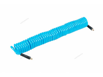 Шланг воздушный спиральный полиуретановый 10х14мм, 16м NORDBERG HS1016PU