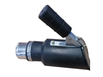 Насадка газоприемная круглая с наклонной крышкой KraftWell KRW-EN-127X