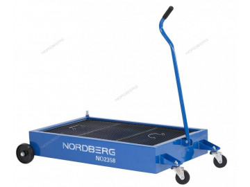 Емкость для сбора масла на колесах 58 литров NORDBERG NO2358