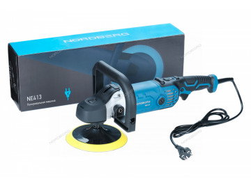 Полировальная машинка диам. диска 180 мм, 600-3500 об/мин, 1400Вт NORDBERG NE413