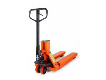 Тележка гидравлическая 3000 кг 1150 мм TOR CBY-CW2 с весами (полиуретановые колеса) 1012054