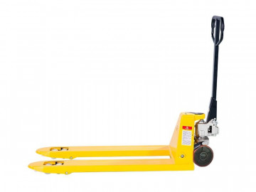 Тележка гидравлическая 1500 кг 2400 мм TOR PWH35-II (полиуретановые колеса) 1005069