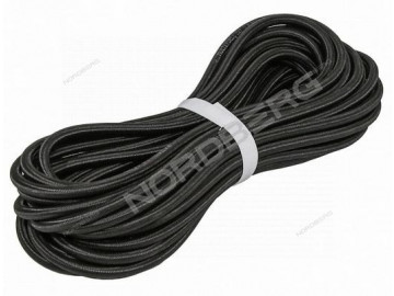 Шланг топливный резиновый в оплетке 6мм, 1м. NORDBERG H0611NBR-BR