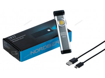 Фонарь светодиодный, аккумуляторный, 3,7В (без зарядного уст-ва) NORDBERG 1917